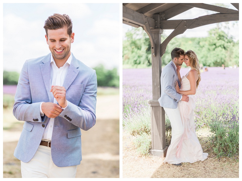 Lavender Field Wedding