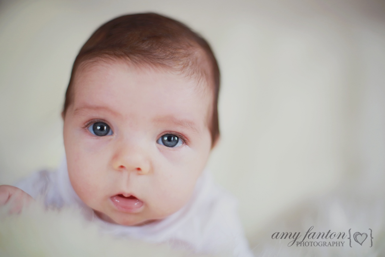newborn photo headshot