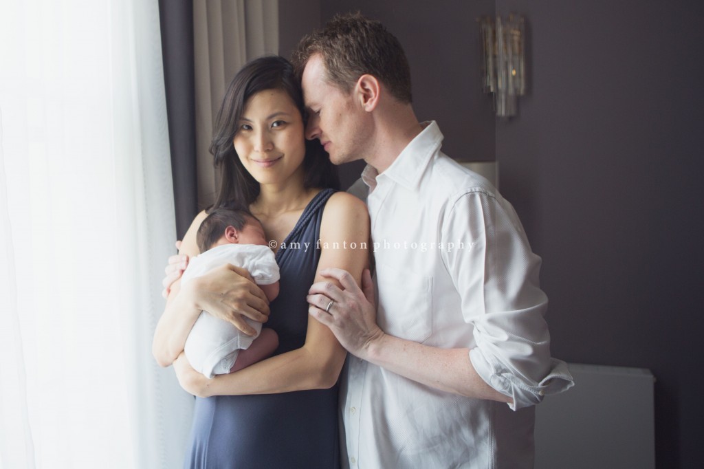 London Family Photo Session with Newborn